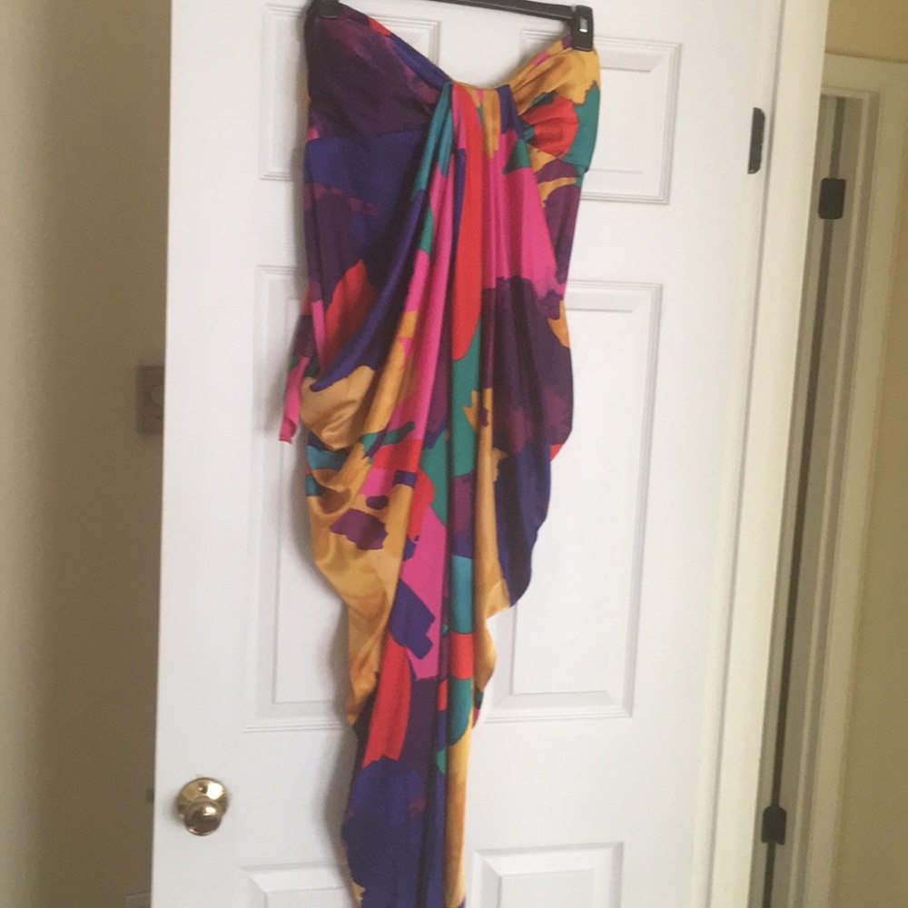 Strapless long dress
